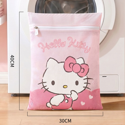 単品/セット 細目メッシュ ファスナー式 衣類 洗濯ネット C-512