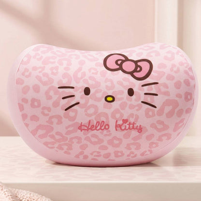 レオパード柄 車用ネックピロー＆ランバークッション 人間工学設計 ドライブクッション C-519