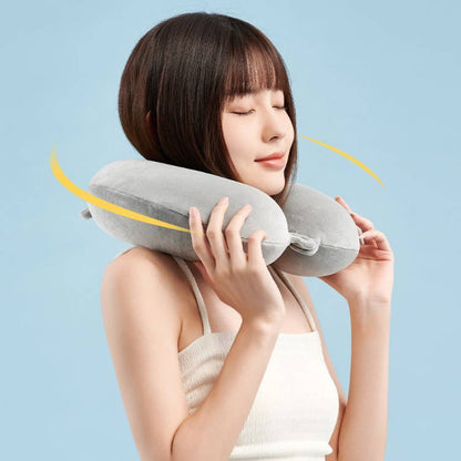 低反発 もちもち やわらか 360°首サポート U字ネックピロー C-526