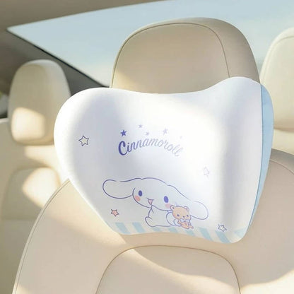 癒しアイテム もちもち やさしくフィット 車用ネックパッド＆ランバーサポート C-529