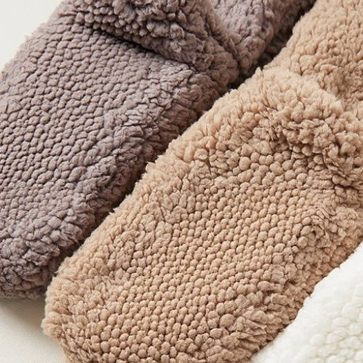 超厚手 もこもこ ボア あったか 防寒 ルームソックス C-70002