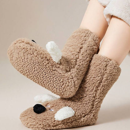 超厚手 もこもこ ボア あったか 防寒 ルームソックス C-70002