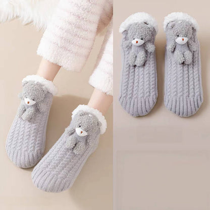 超厚手 もこもこ ボア あったか 防寒 ルームソックス C-70014