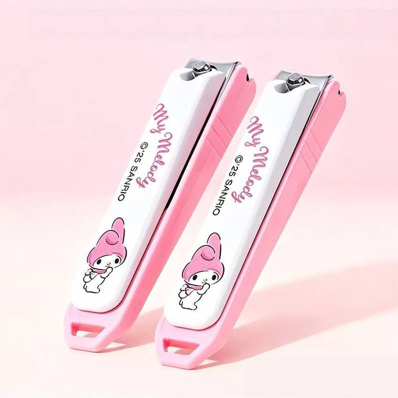 チャーム付き コンパクト ネイルクリッパー 爪切り C-539