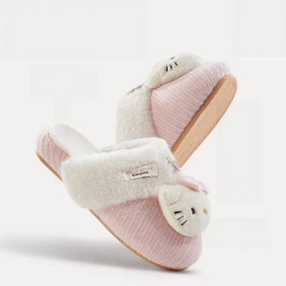 ふわもこ ボア 厚底 あったか 防滑 ルームシューズ C-545
