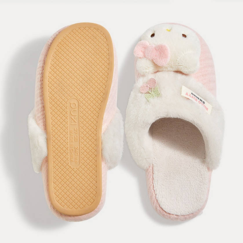 ふわもこ ボア 厚底 あったか 防滑 ルームシューズ C-545