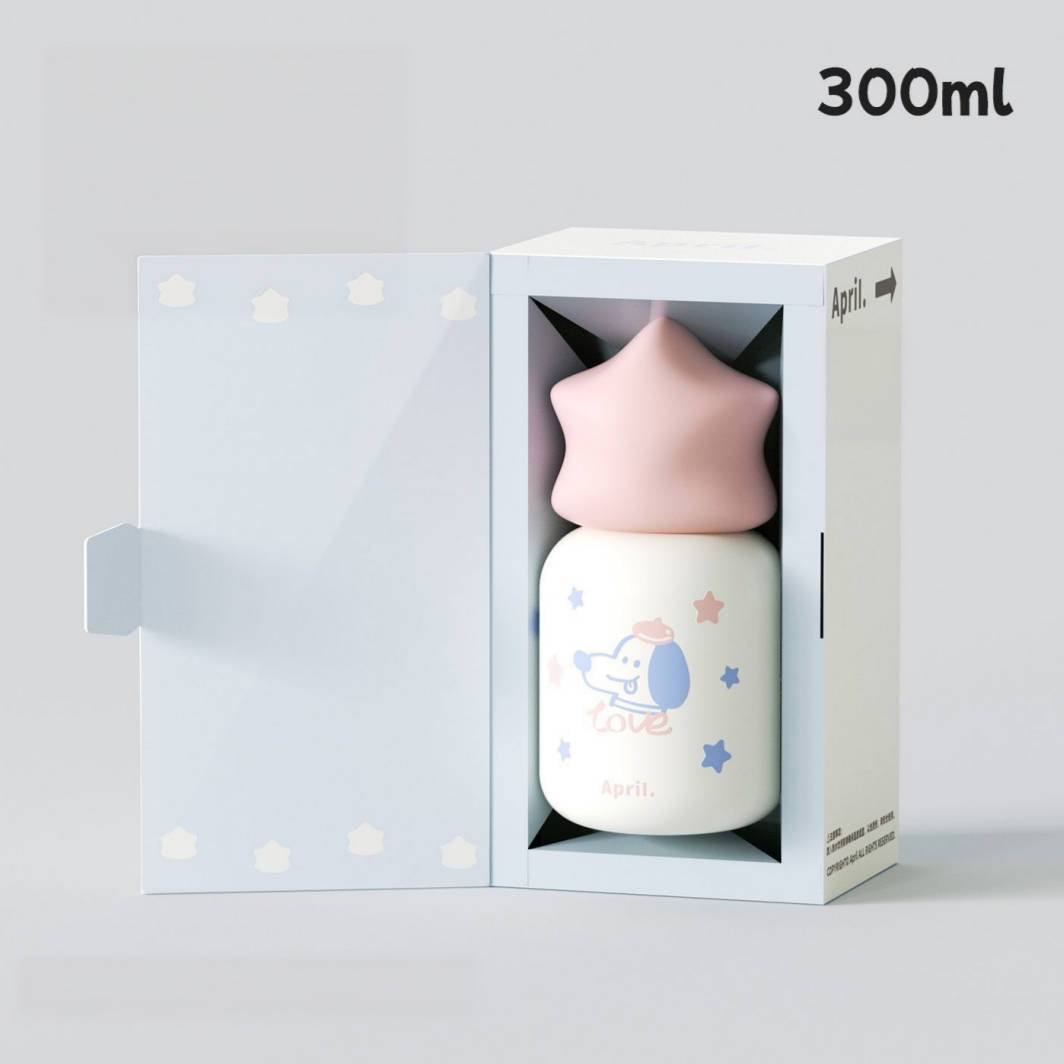 300ml  星型キャップ 保温保冷 ミニボトル C-70019