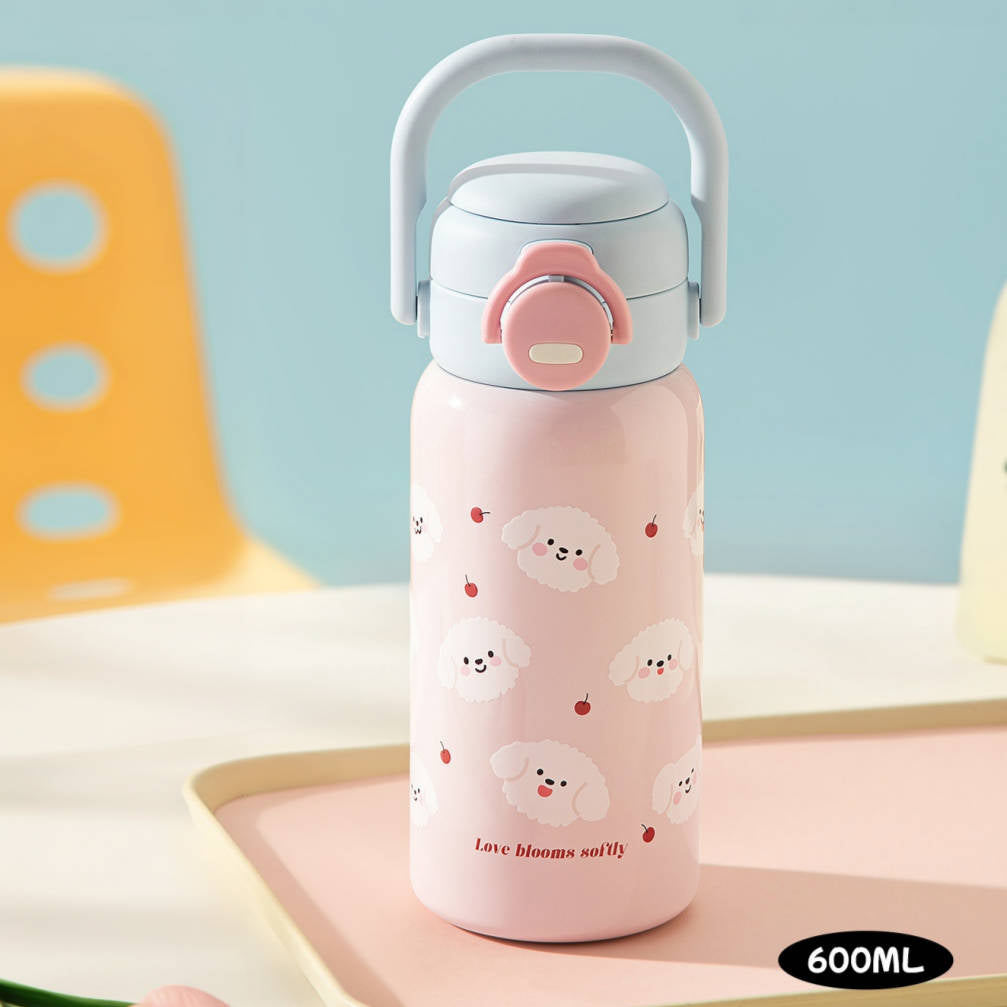 600ml  保温保冷 ハンドル付き ボトル C-70020