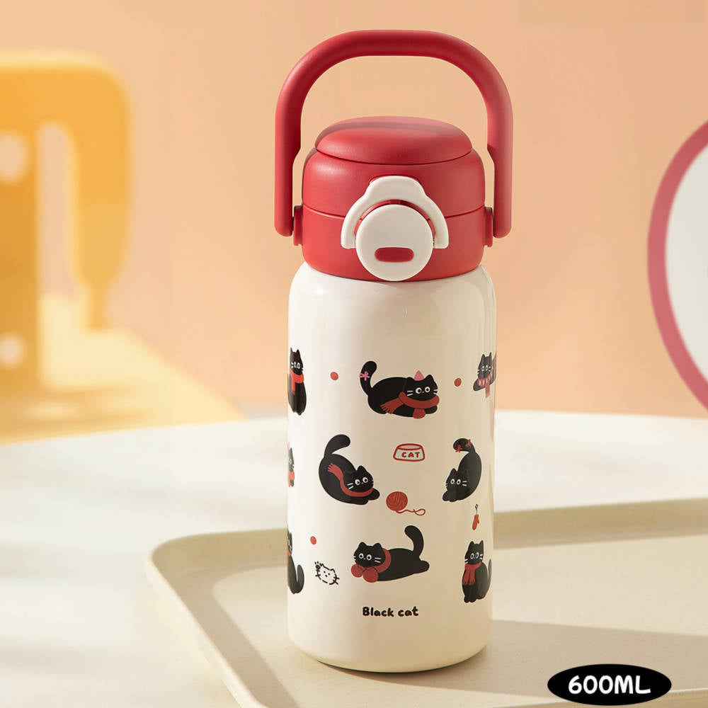 600ml  保温保冷 ハンドル付き ボトル C-70020