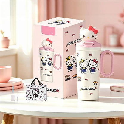 700ml  持ち手付き 保温保冷 ボトル C-560