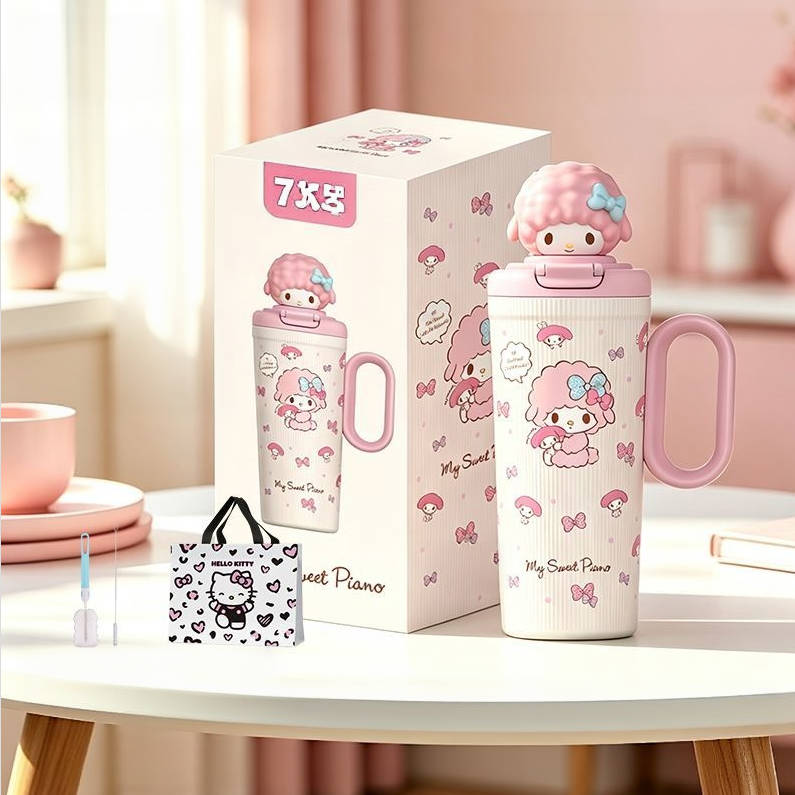 700ml  持ち手付き 保温保冷 ボトル C-560