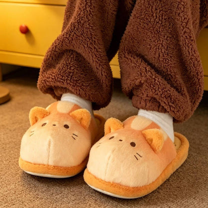 ふわもこ 男女兼用 厚底 防寒 保温 滑り止め ルームシューズ C-70025
