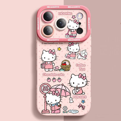 iPhone機種に対応 5カラー カメラ周り保護 耐衝撃 かわいい スマホケース C-80203