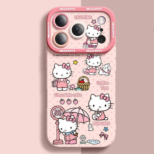 iPhone機種に対応 5カラー カメラ周り保護 耐衝撃 かわいい スマホケース C-80203