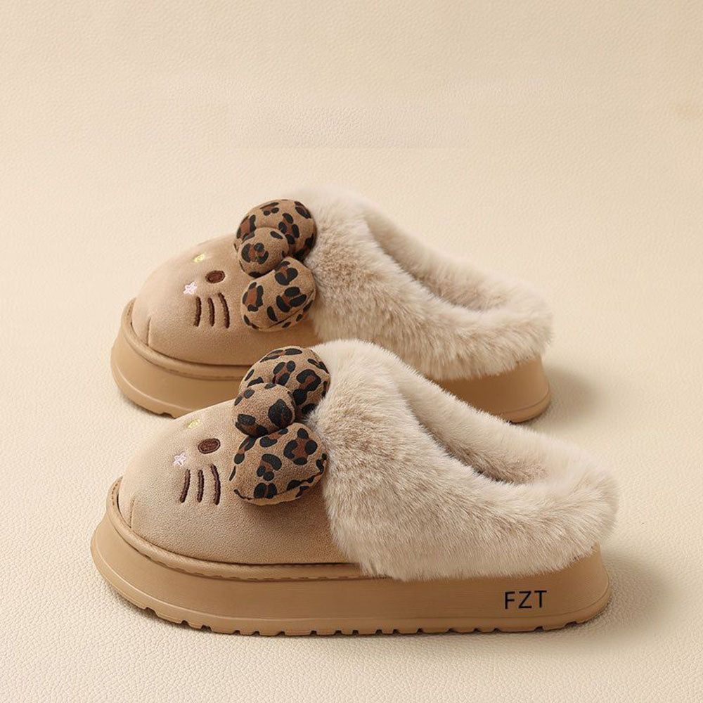 ふわもこ ボア 厚底 あったか ルームシューズ C-549