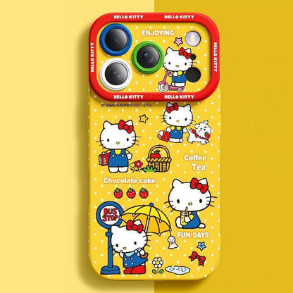 iPhone機種に対応 5カラー カメラ周り保護 耐衝撃 かわいい スマホケース C-80203