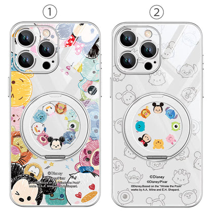 iPhone機種に対応 衝撃吸収 360 度回転スタンド スマホケース C-80132