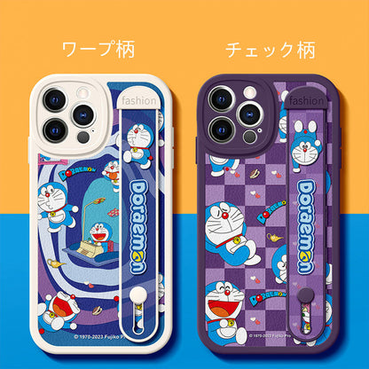 iPhone機種に対応 レザー調 2WAYスタンド スマホケース C-80151
