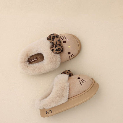 ふわもこ ボア 厚底 あったか ルームシューズ C-549