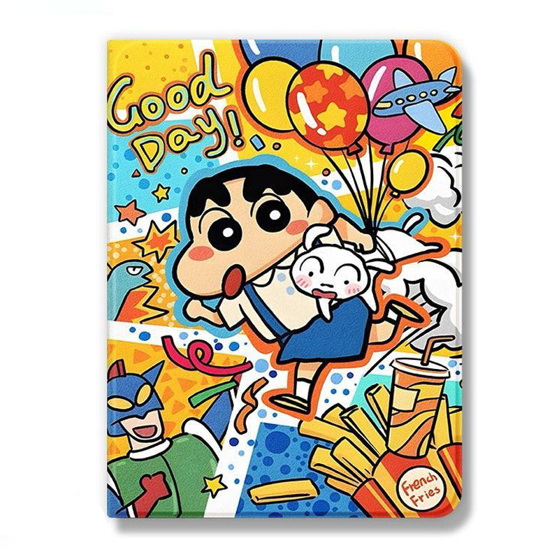 落下衝撃保護 薄型軽量 三段階スタンド  iPadケース C-80099