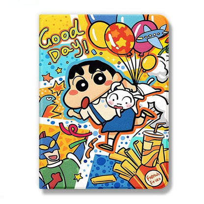 落下衝撃保護 薄型軽量 三段階スタンド  iPadケース C-80099