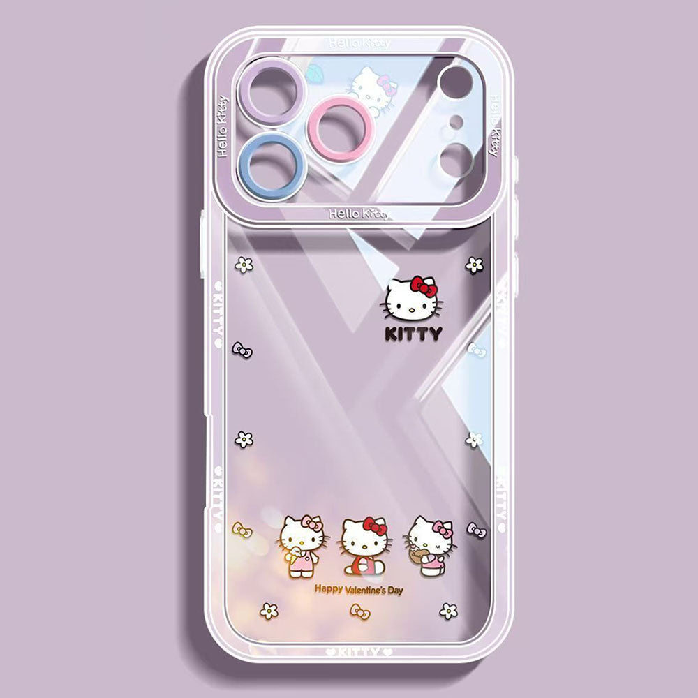 iPhone機種に対応 6カラー 透明感たっぷり カメラ保護 スマホケース C-80161