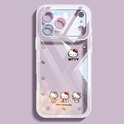 iPhone機種に対応 6カラー 透明感たっぷり カメラ保護 スマホケース C-80161