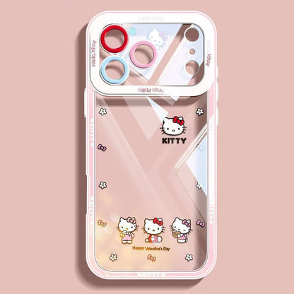 iPhone機種に対応 6カラー 透明感たっぷり カメラ保護 スマホケース C-80161