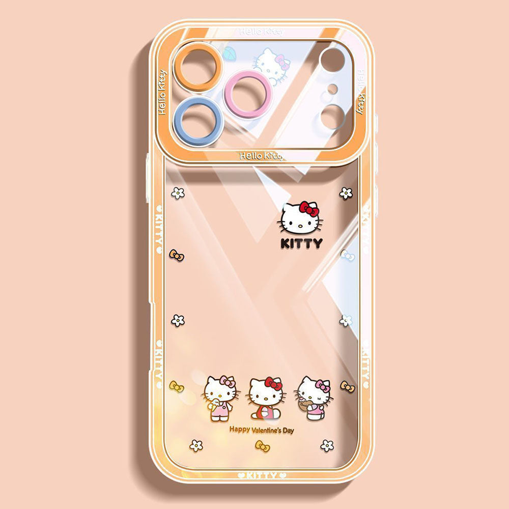 iPhone機種に対応 6カラー 透明感たっぷり カメラ保護 スマホケース C-80161