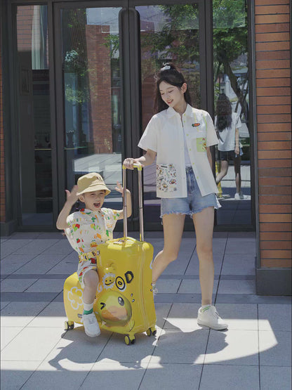キッズ用 乗れる 安全ベルト キャリーケース C-30018