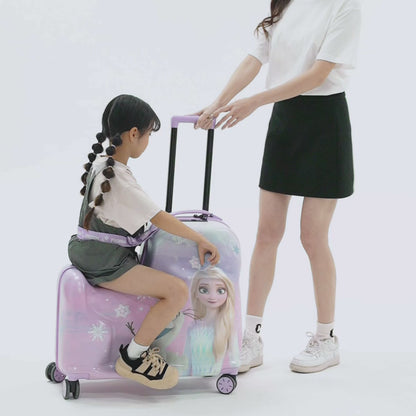 キッズ用 乗れる 360°回転キャスター 安全ベルト キャリーケース C-30020