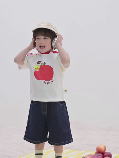 配色 カジュアル ゆったり Tシャツ n-143