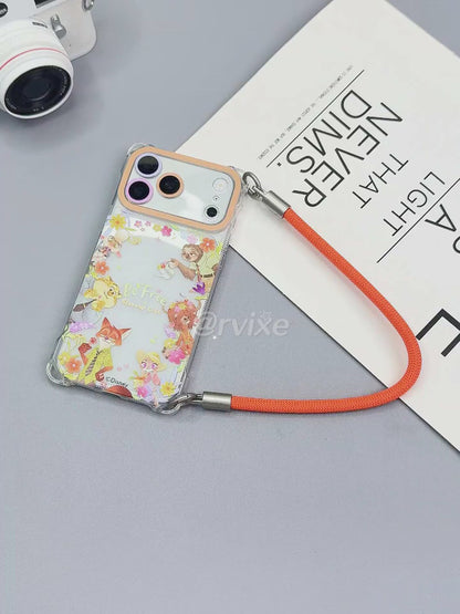 iPhone機種に対応 耐衝撃・防汚 ストラップ スマホケース C-80171
