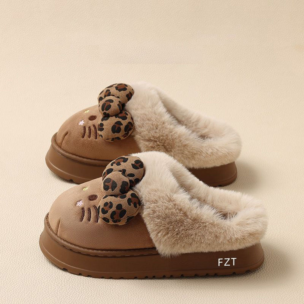 ふわもこ ボア 厚底 あったか ルームシューズ C-549