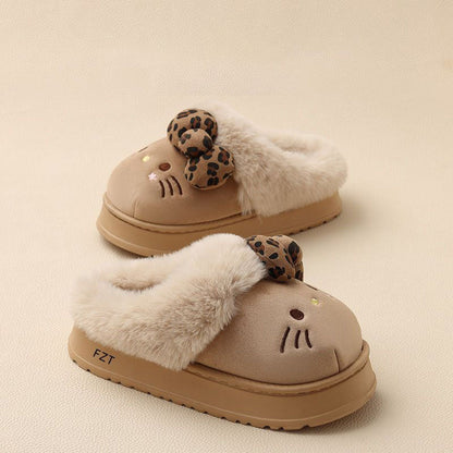 ふわもこ ボア 厚底 あったか ルームシューズ C-549