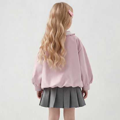 秋の新作 配色ライン ゆったり ガーリー ジャケット n-404