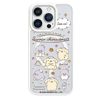 iPhone機種に対応 透明 衝撃吸収 レンズ保護 スマホケース C-80123