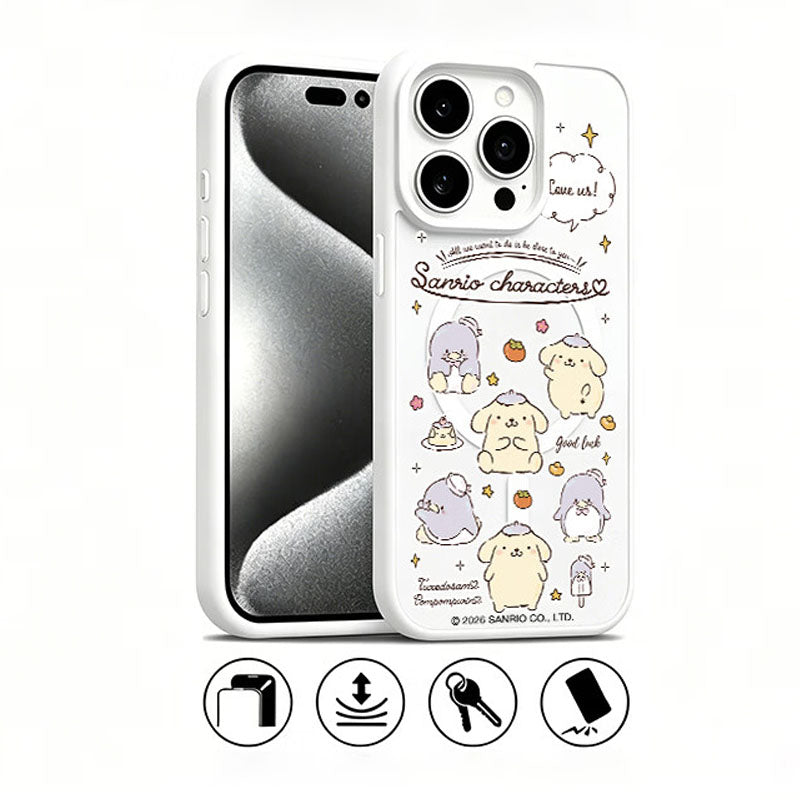 iPhone機種に対応 透明 衝撃吸収 レンズ保護 スマホケース C-80123