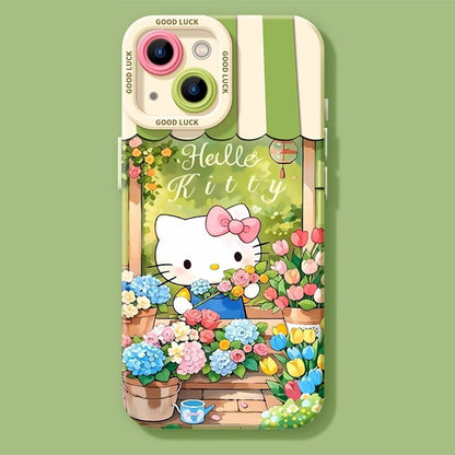 iPhone機種に対応 花柄 可愛い スマホケース C-80166