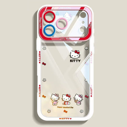 iPhone機種に対応 6カラー 透明感たっぷり カメラ保護 スマホケース C-80161