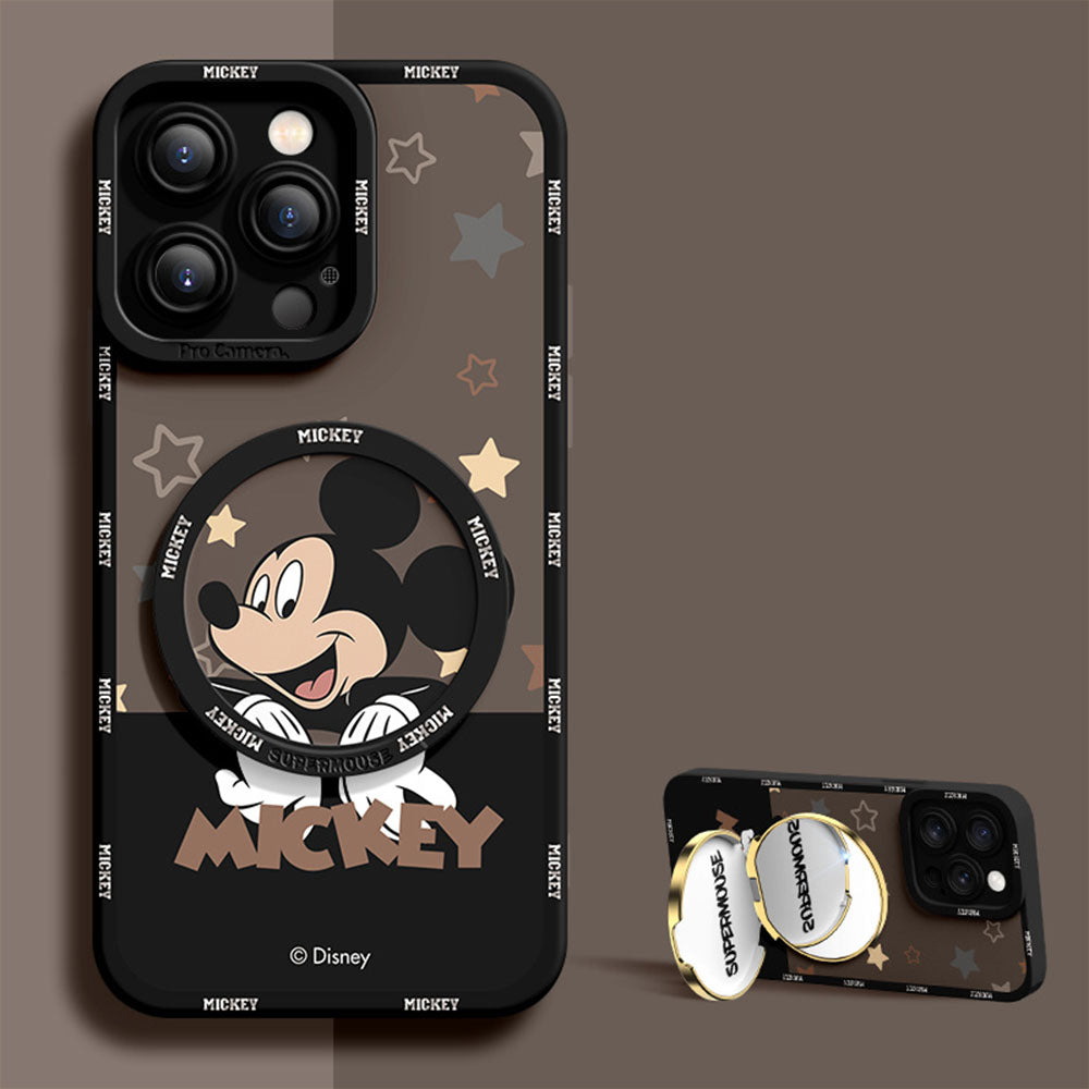 iPhone機種に対応 2WAY ミラー/スタンド機能 スマホケース C-80154