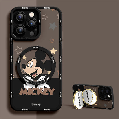 iPhone機種に対応 2WAY ミラー/スタンド機能 スマホケース C-80154
