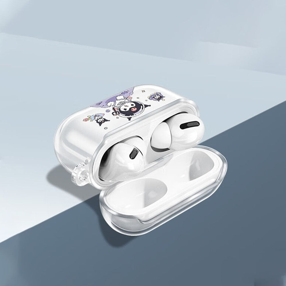 クリアデザイン ソフト ワイヤレス充電対応 AirPodsケース C-80173