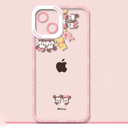 iPhone機種に対応 透明 レンズ全面カバー スマホケース C-80117